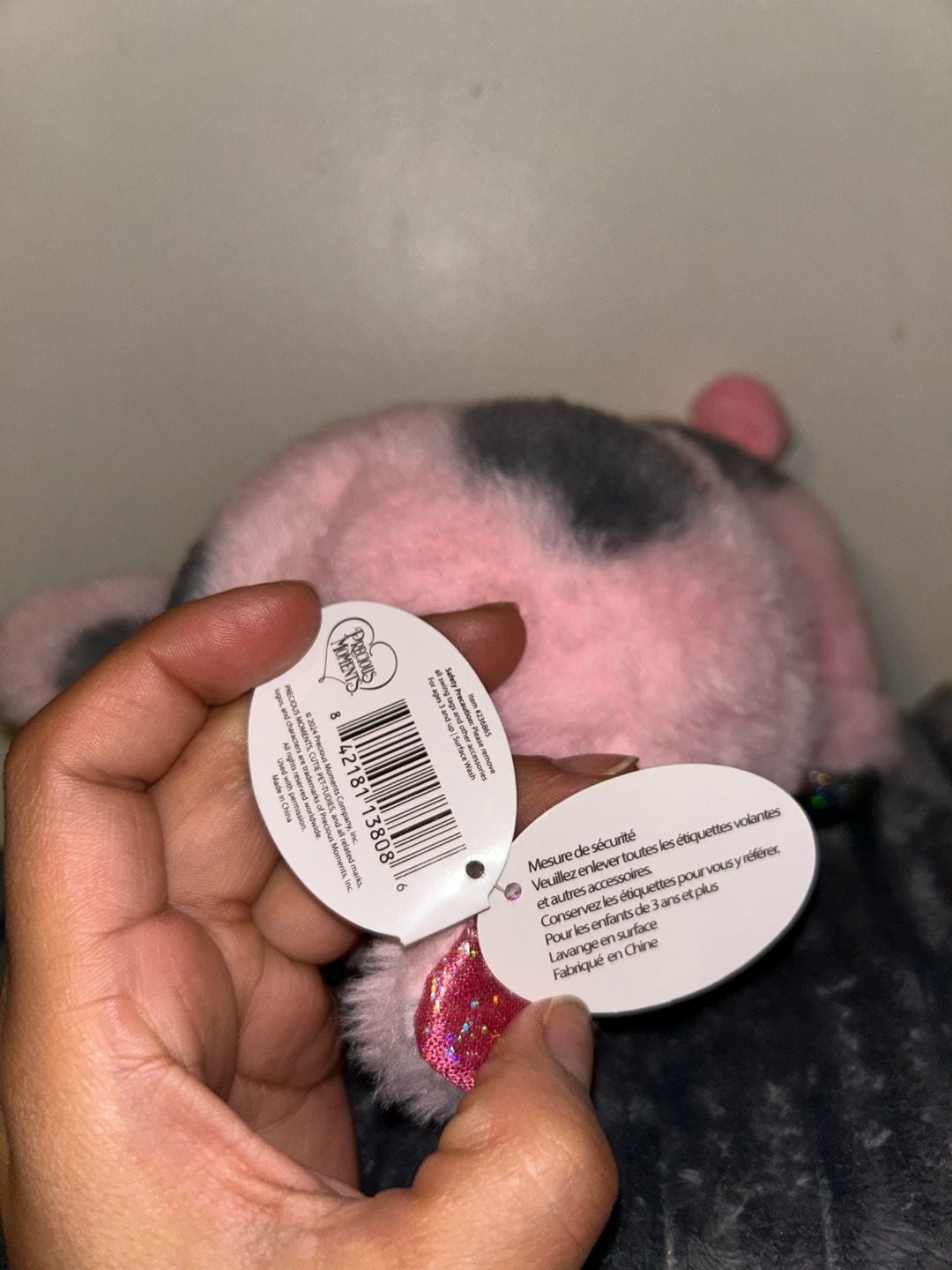 Cutie Pet-tudies 249840 Pig Plush Wrist Cuff – Cecil, 5