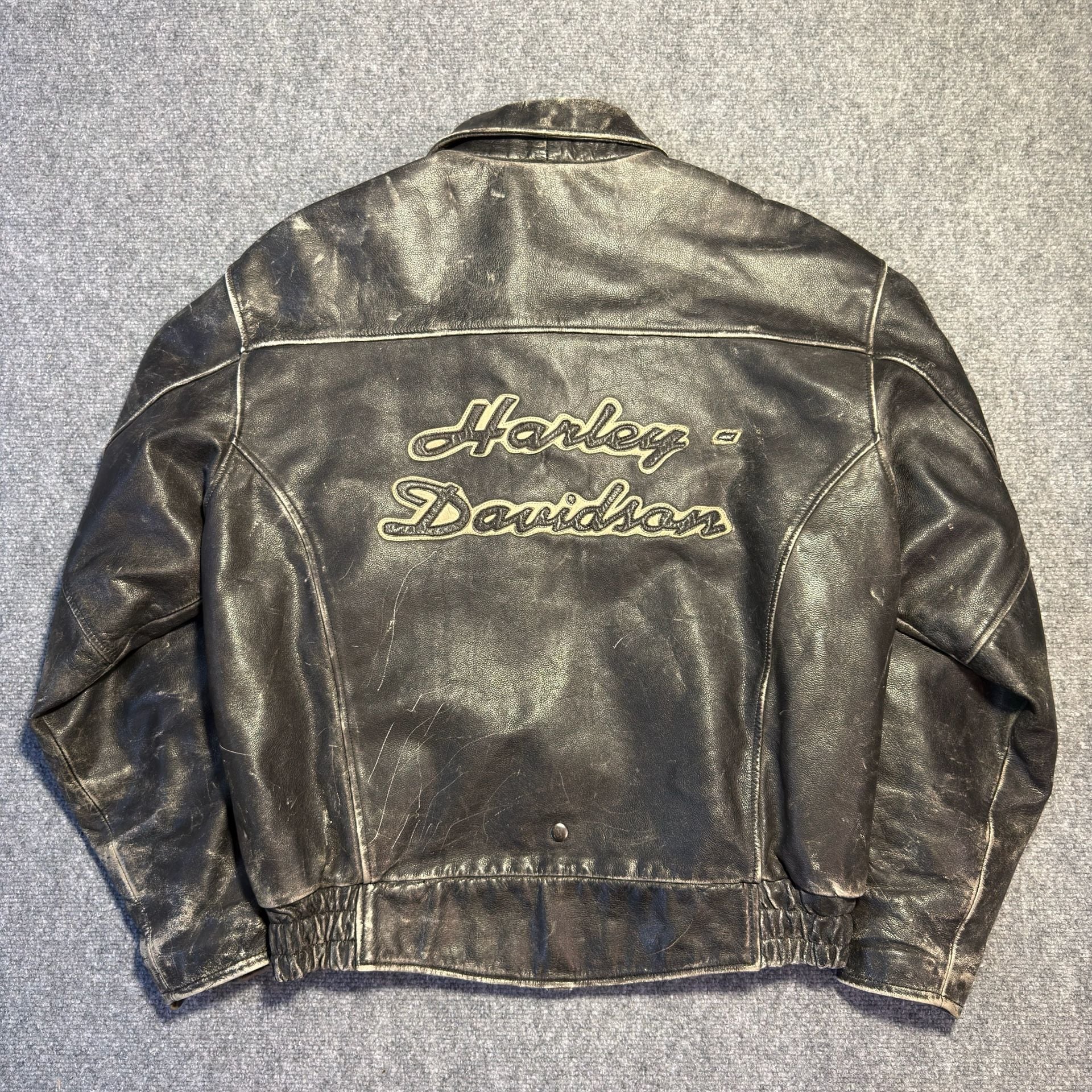 Vintage Harley-Davidson Leather Motorcycle Jacket 2