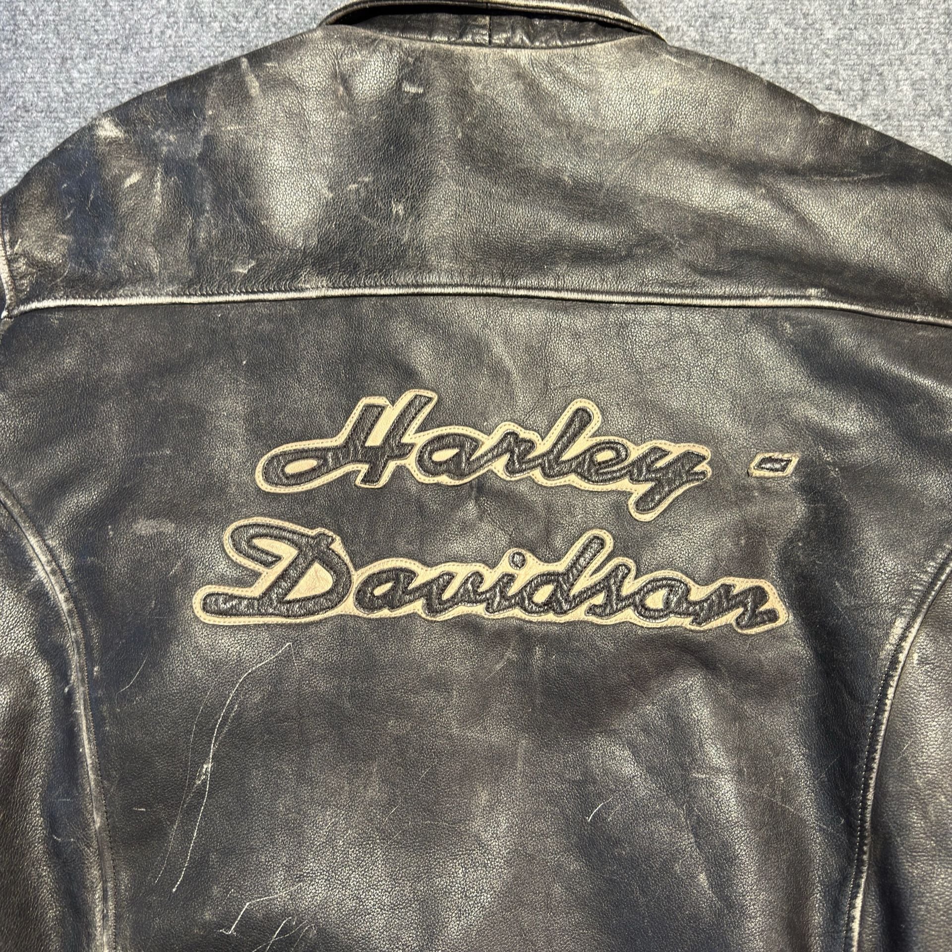 Vintage Harley-Davidson Leather Motorcycle Jacket 3