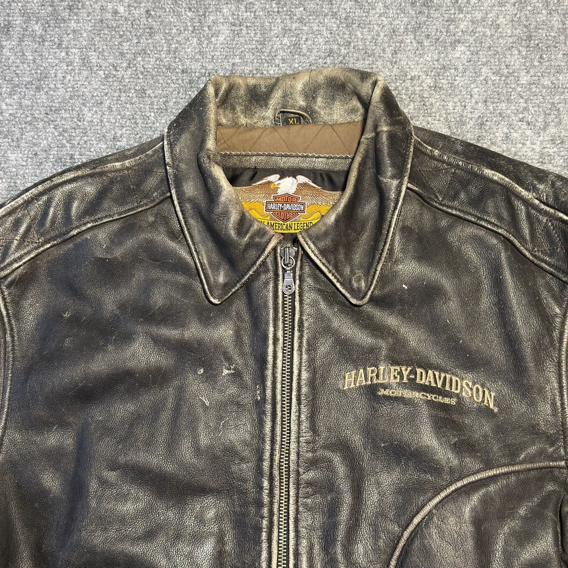 Vintage Harley-Davidson Leather Motorcycle Jacket 6