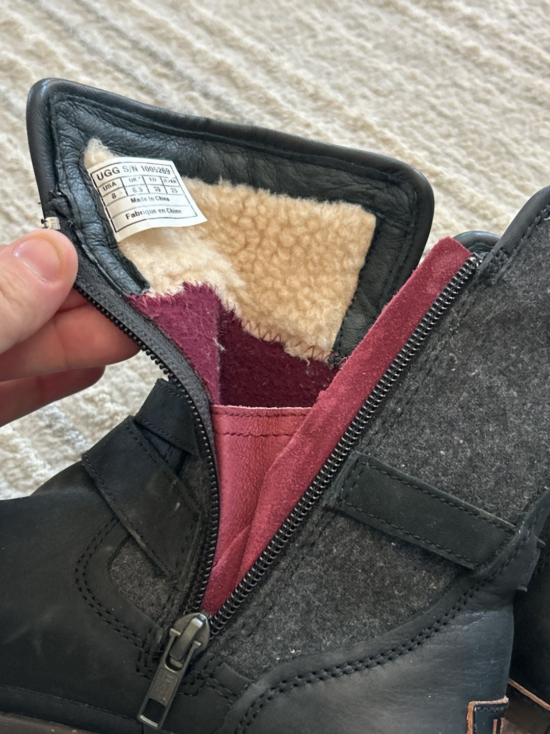 UGG Women's Size 8 Waterproof Buckle Boots 1005269 9