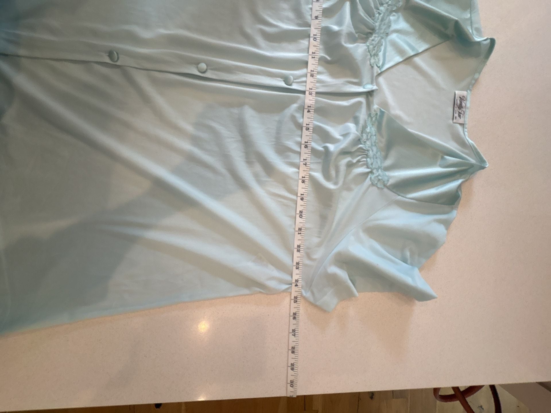 Vintage Vanity Fair Nylon Bed Jacket Size XL 3