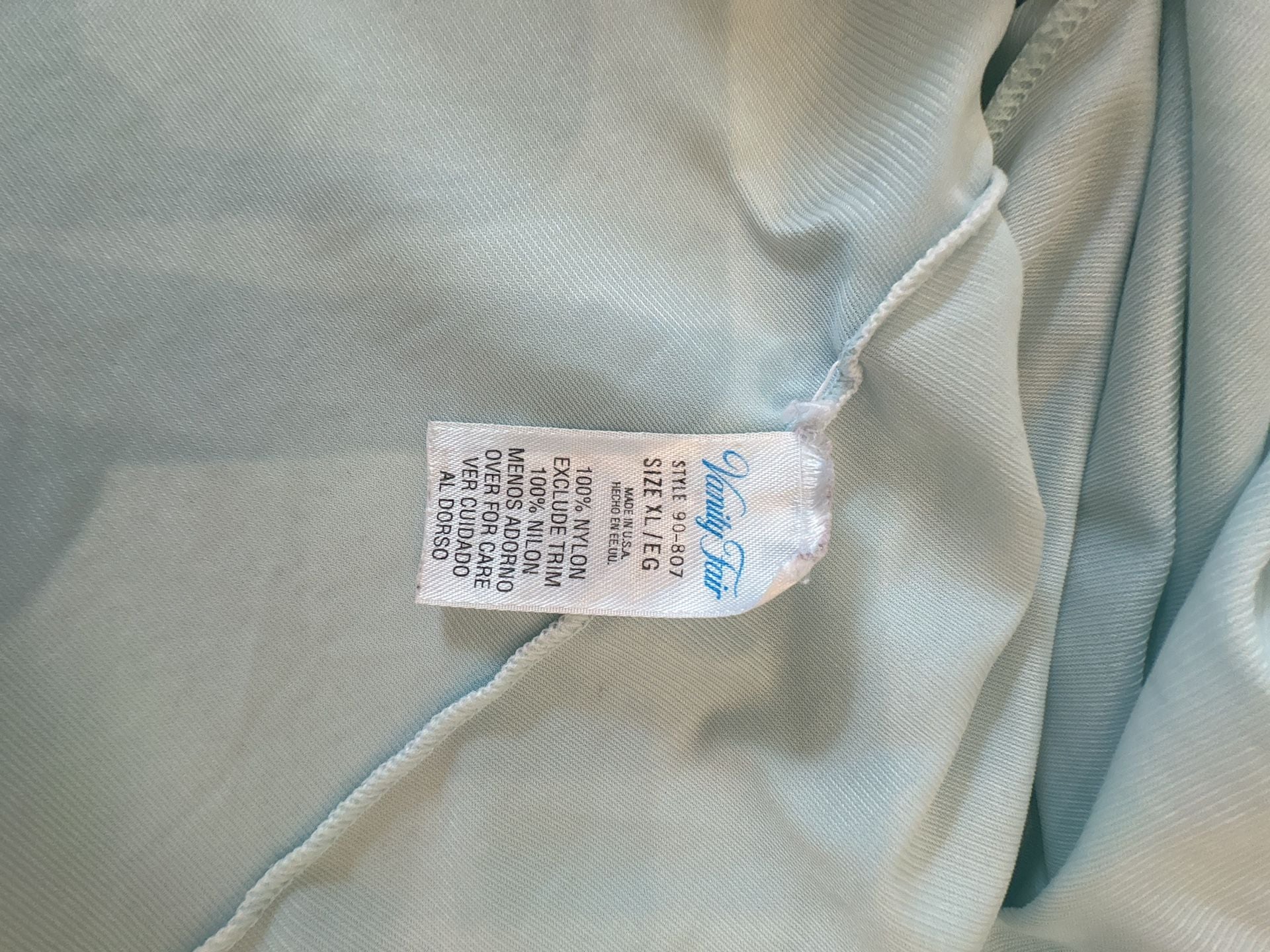 Vintage Vanity Fair Nylon Bed Jacket Size XL 7