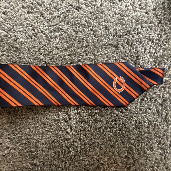 Chicago Bears NFL Striped Necktie