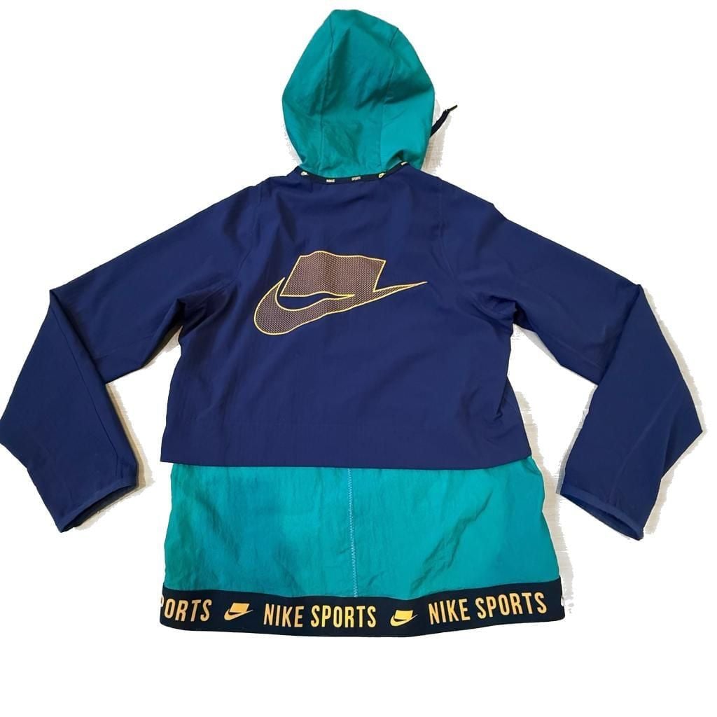 Nike Dri-Fit Retro Colorblock Windbreaker Jacket Size Mens Small 2