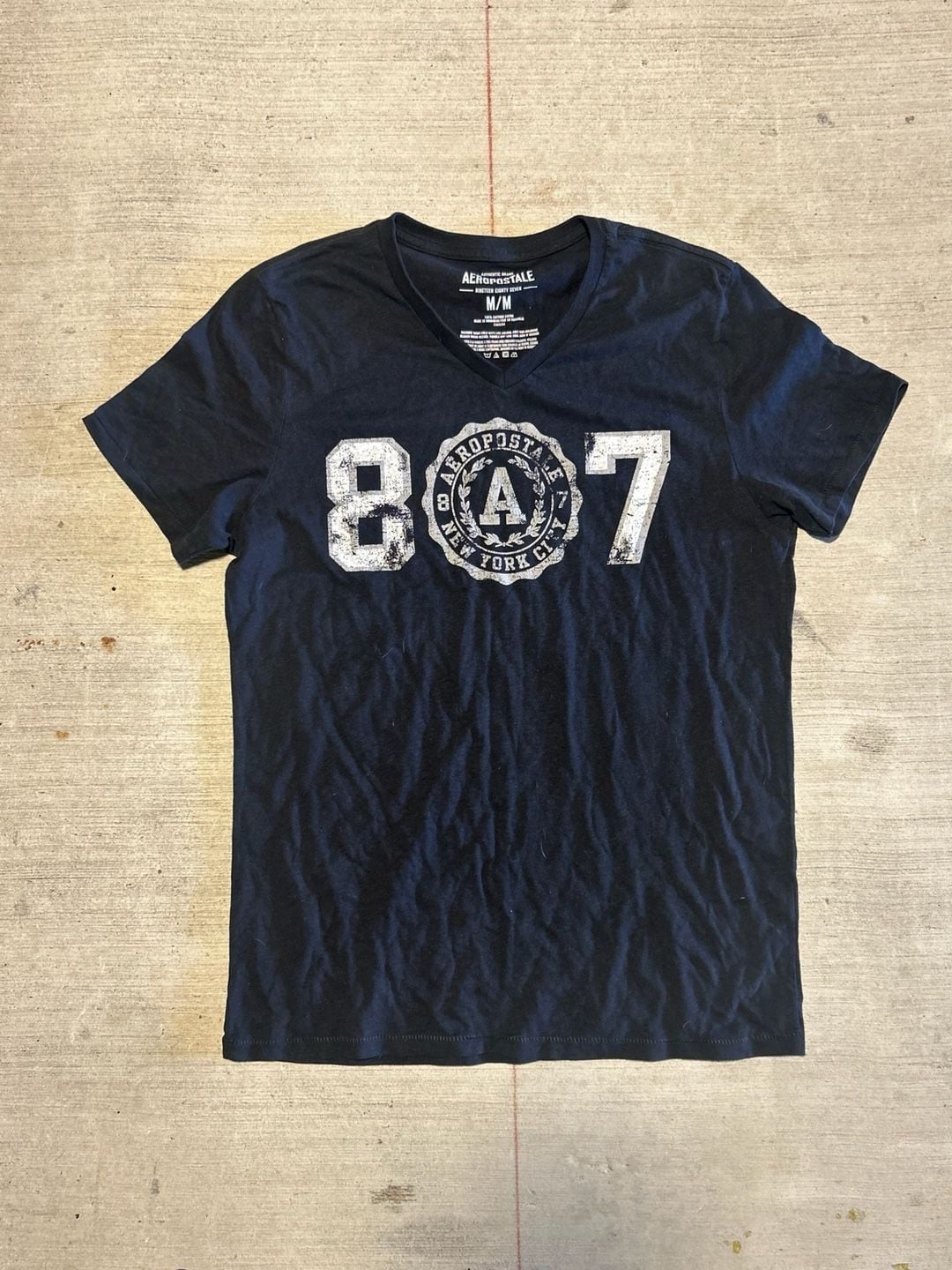 Y2K Aeropostale 87 Graphic T-Shirt Size M 2