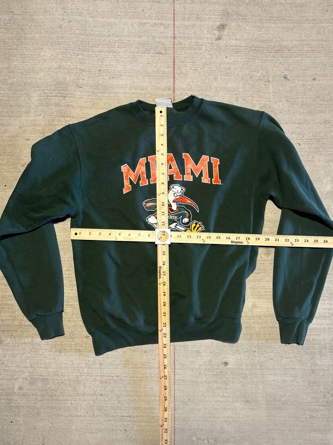 Vintage Champion Eco Authentic Miami Hurricanes Sweatshirt Size M 5