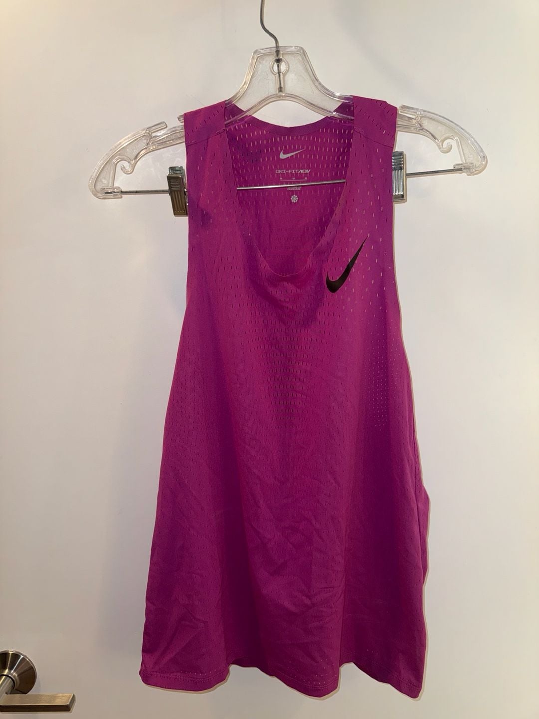 Nike Dri-FIT ADV Running Singlet Tank Top Purple Size M 2