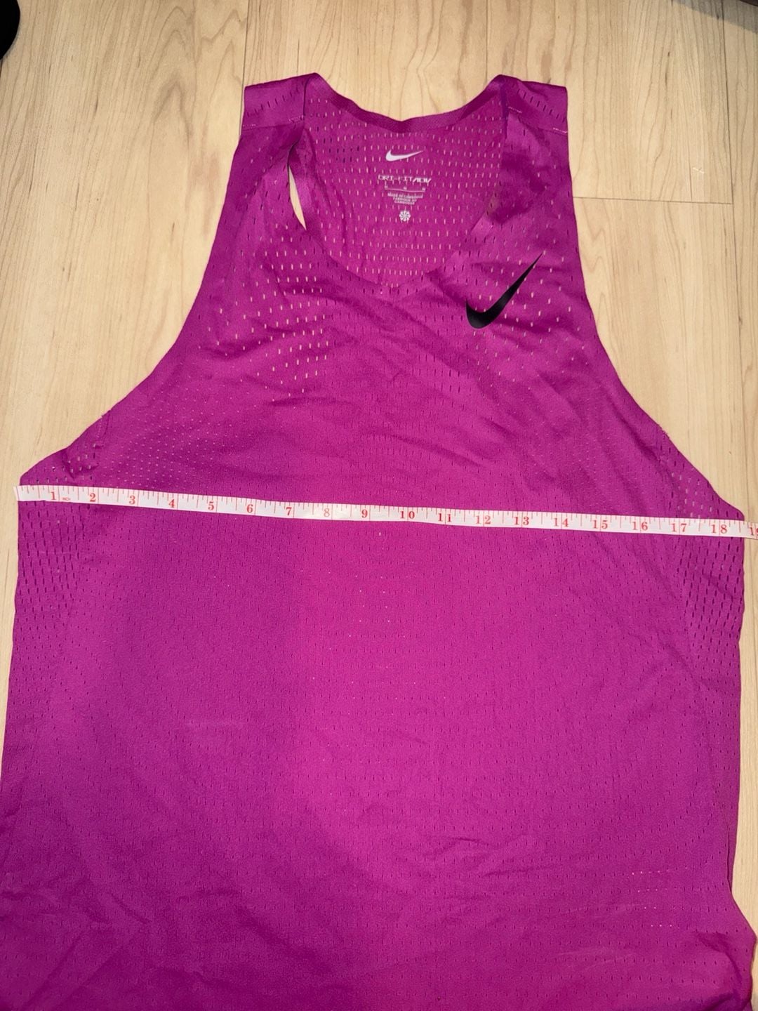 Nike Dri-FIT ADV Running Singlet Tank Top Purple Size M 5