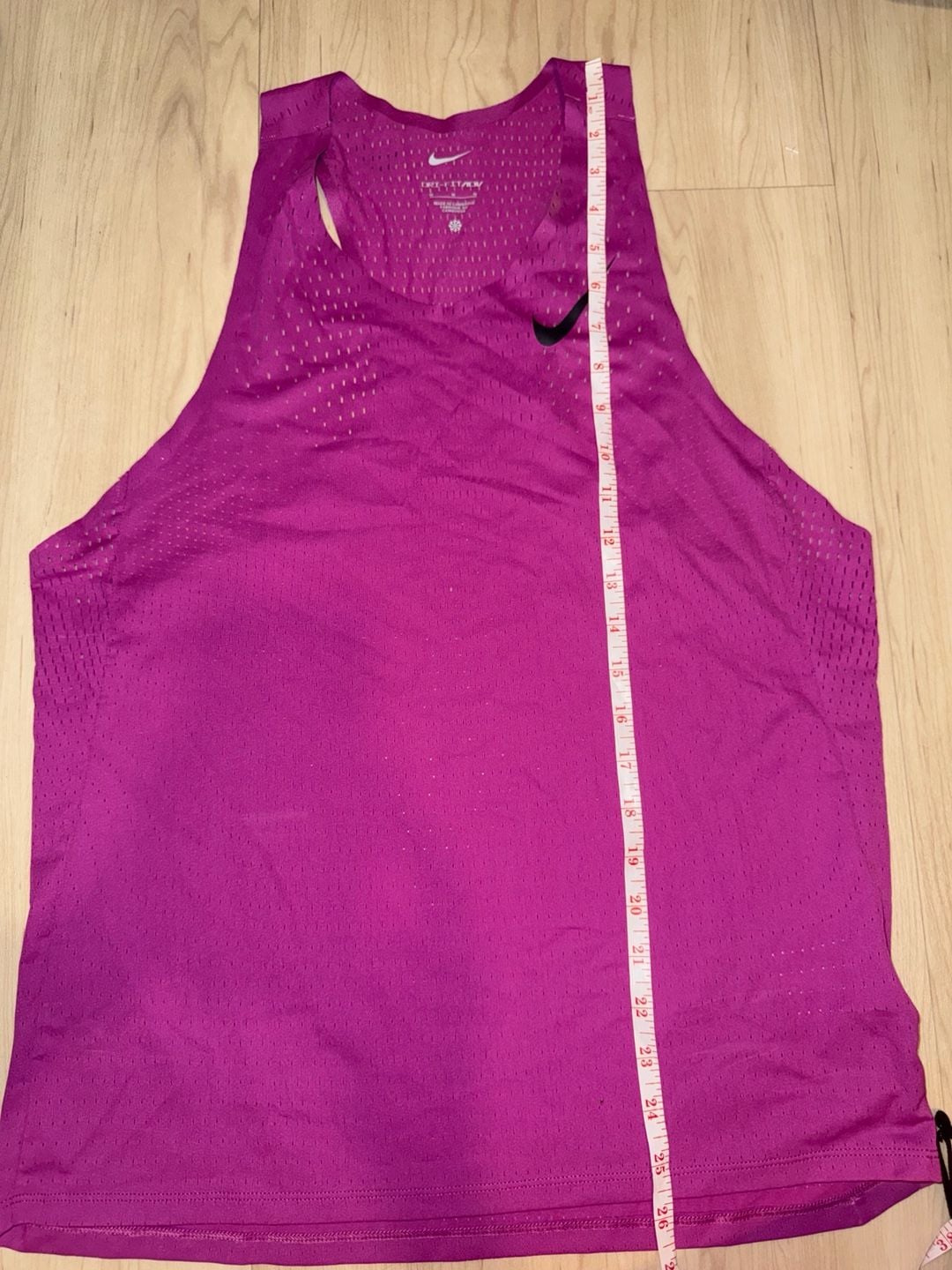 Nike Dri-FIT ADV Running Singlet Tank Top Purple Size M 6