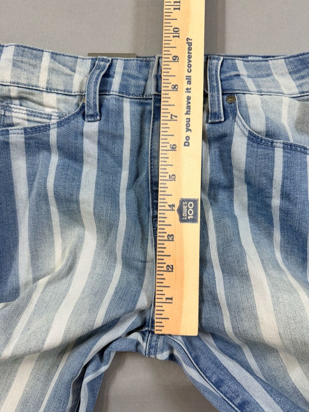 RSQ High Rise Ankle Skinny Jeans Striped Size 0/24 8