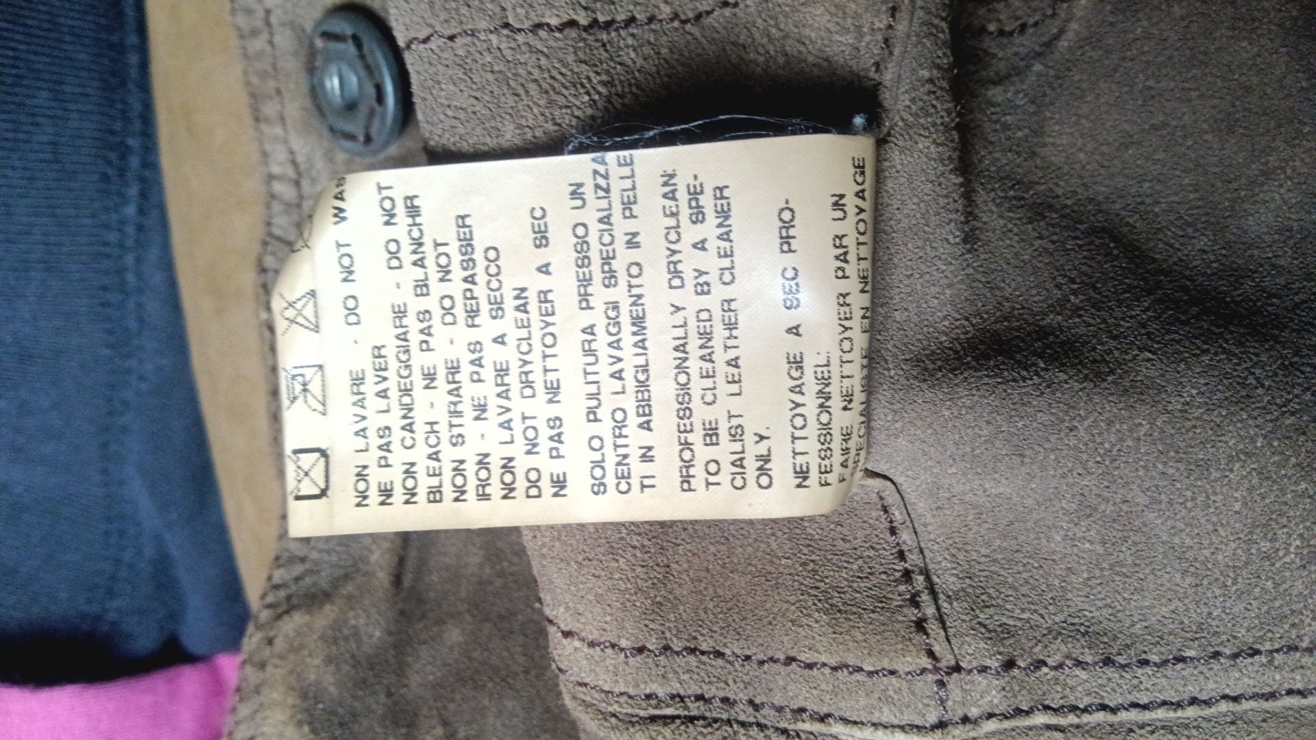 Santacroce Firenze Women's Italian Leather Ruffle Jacket Size M 8