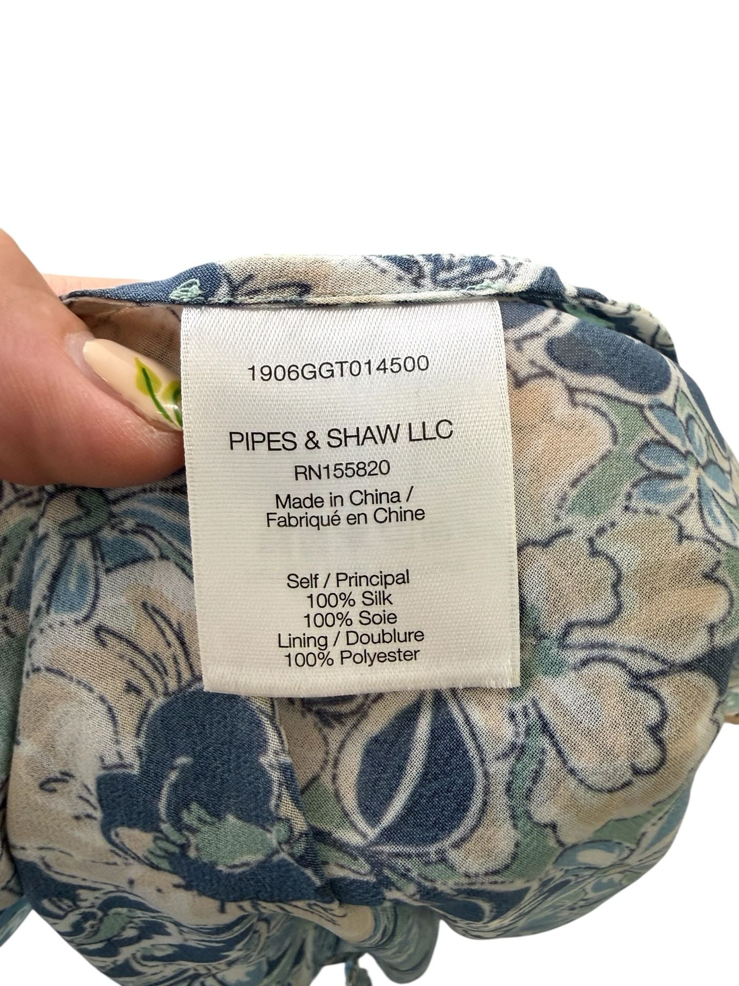 Veronica Beard Floral Silk Button Down Blouse Size 0 7