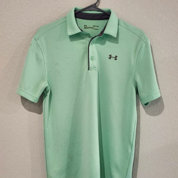 Under Armour HeatGear Polo Shirt Size Small