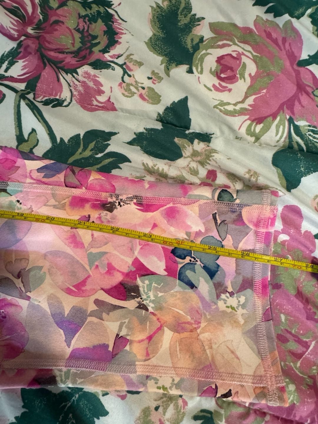 Skechers GoWalk High-Waisted Capri Leggings Floral Size L 6