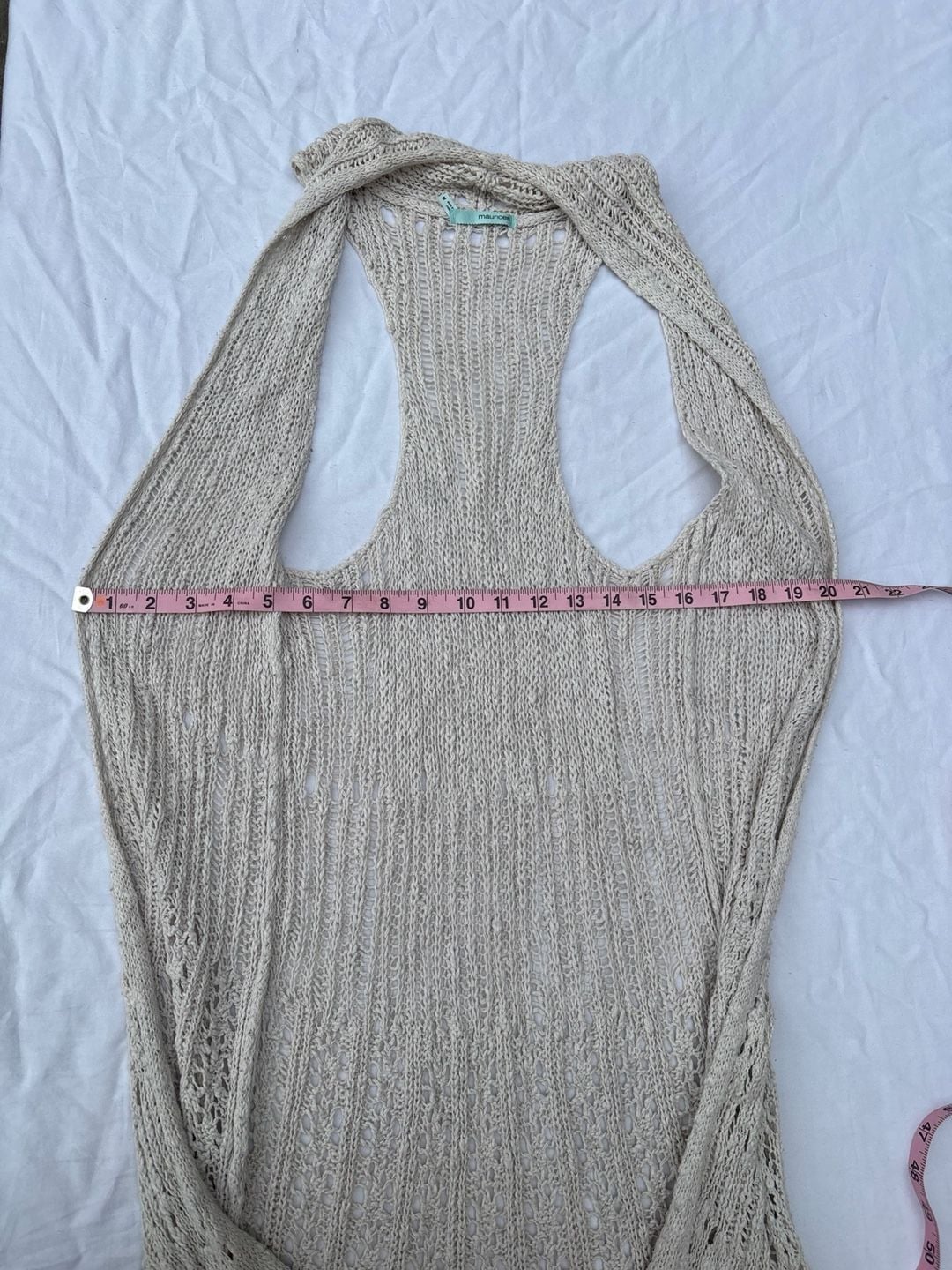 Maurices Sleeveless Open Front Knit Duster Vest 6