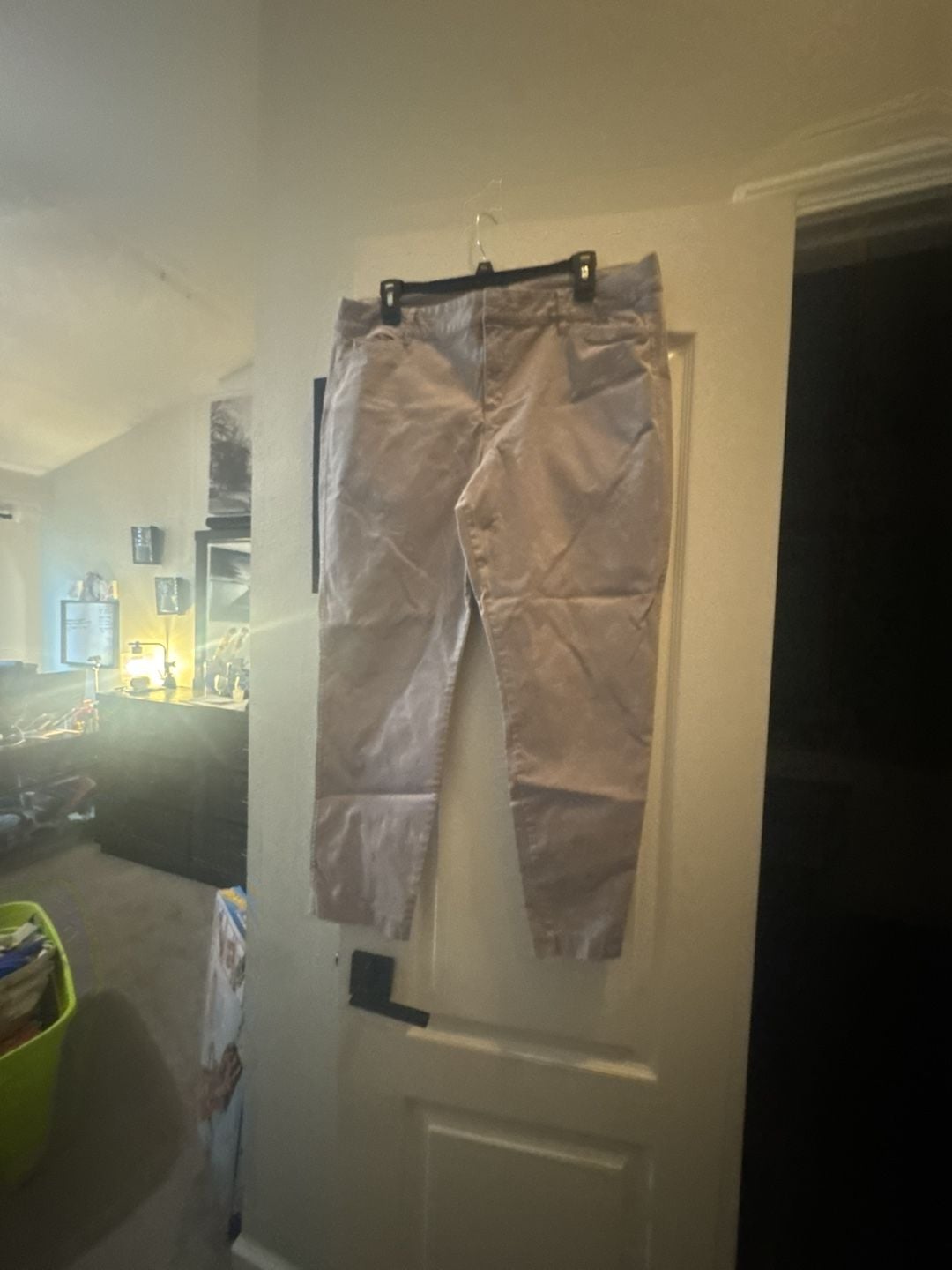 Old Navy Mid-Rise Skinny Chino Pants Tan 2