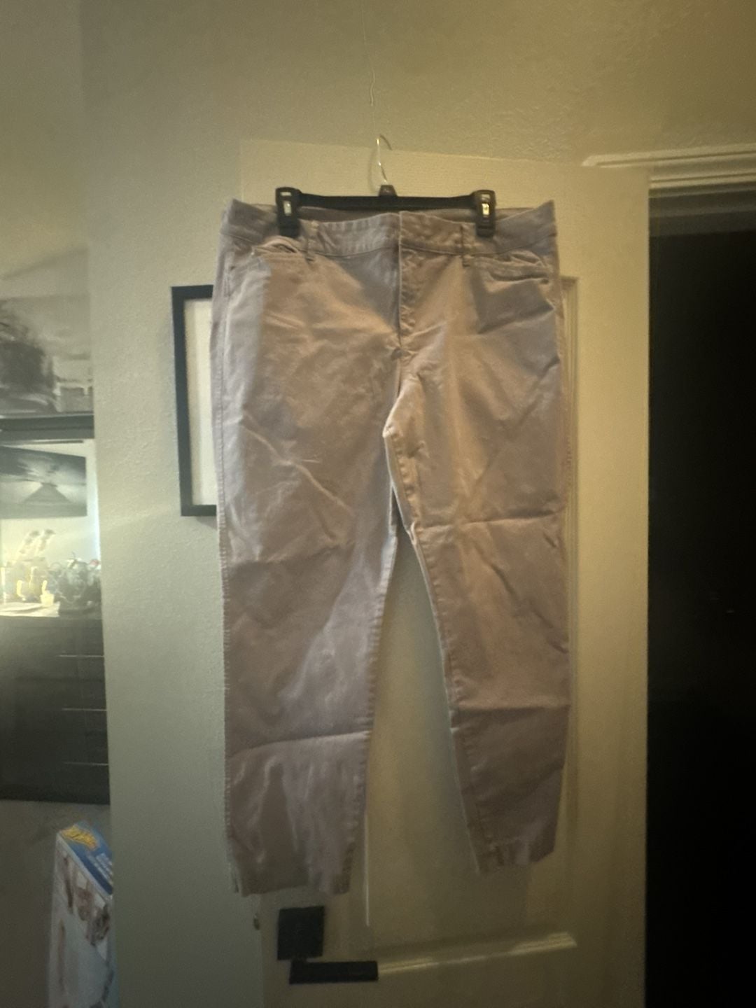 Old Navy Mid-Rise Skinny Chino Pants Tan 3
