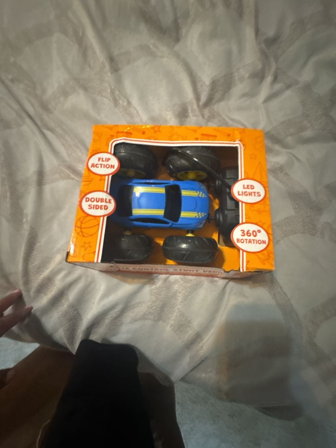 Toy Box Remote Control Stunt Vehicle Blue 1