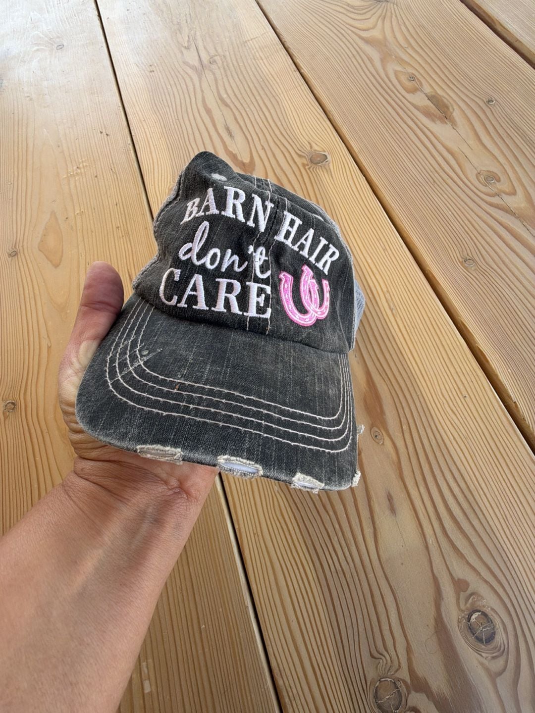 Barn Hair Don't Care Trucker Hat 4