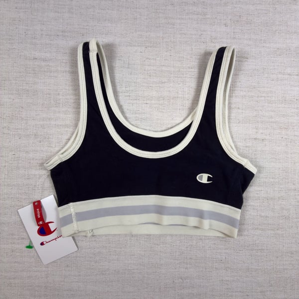 Champion Pull-over Cotton Bra Top Black NWT. As is. 