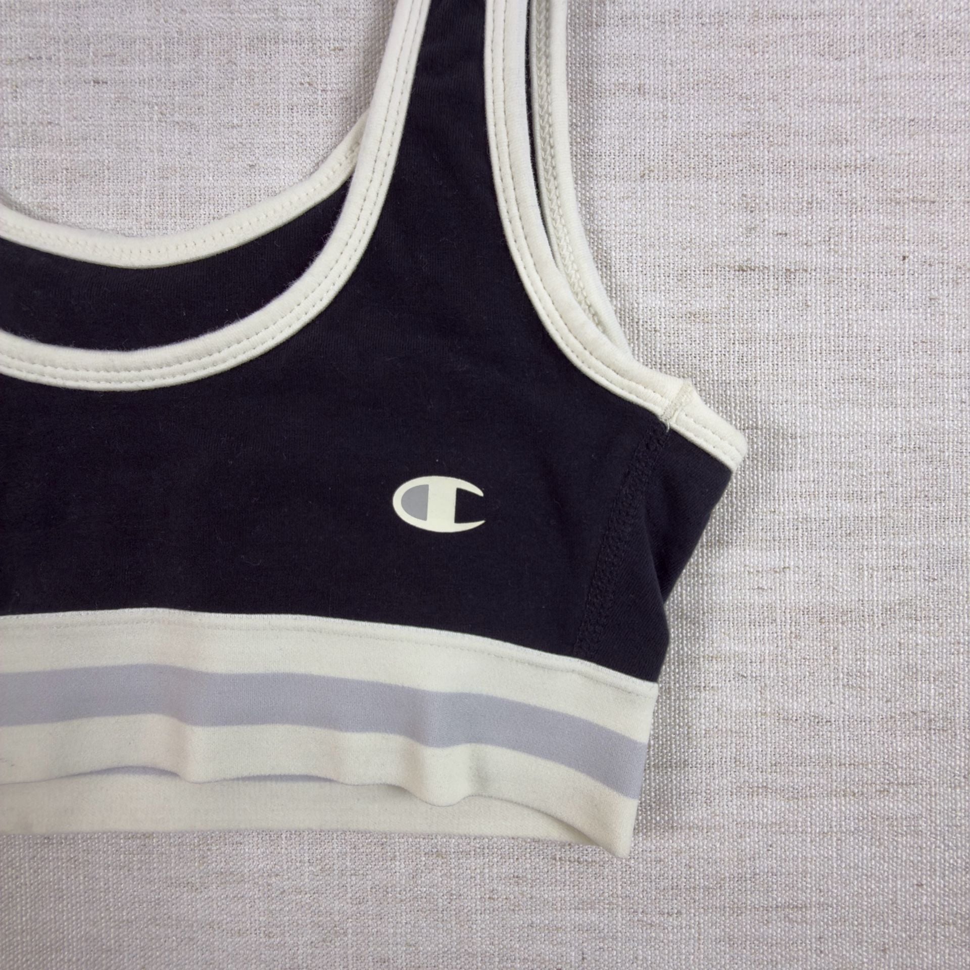 Champion Pull-over Cotton Bra Top Black NWT. As is. 2