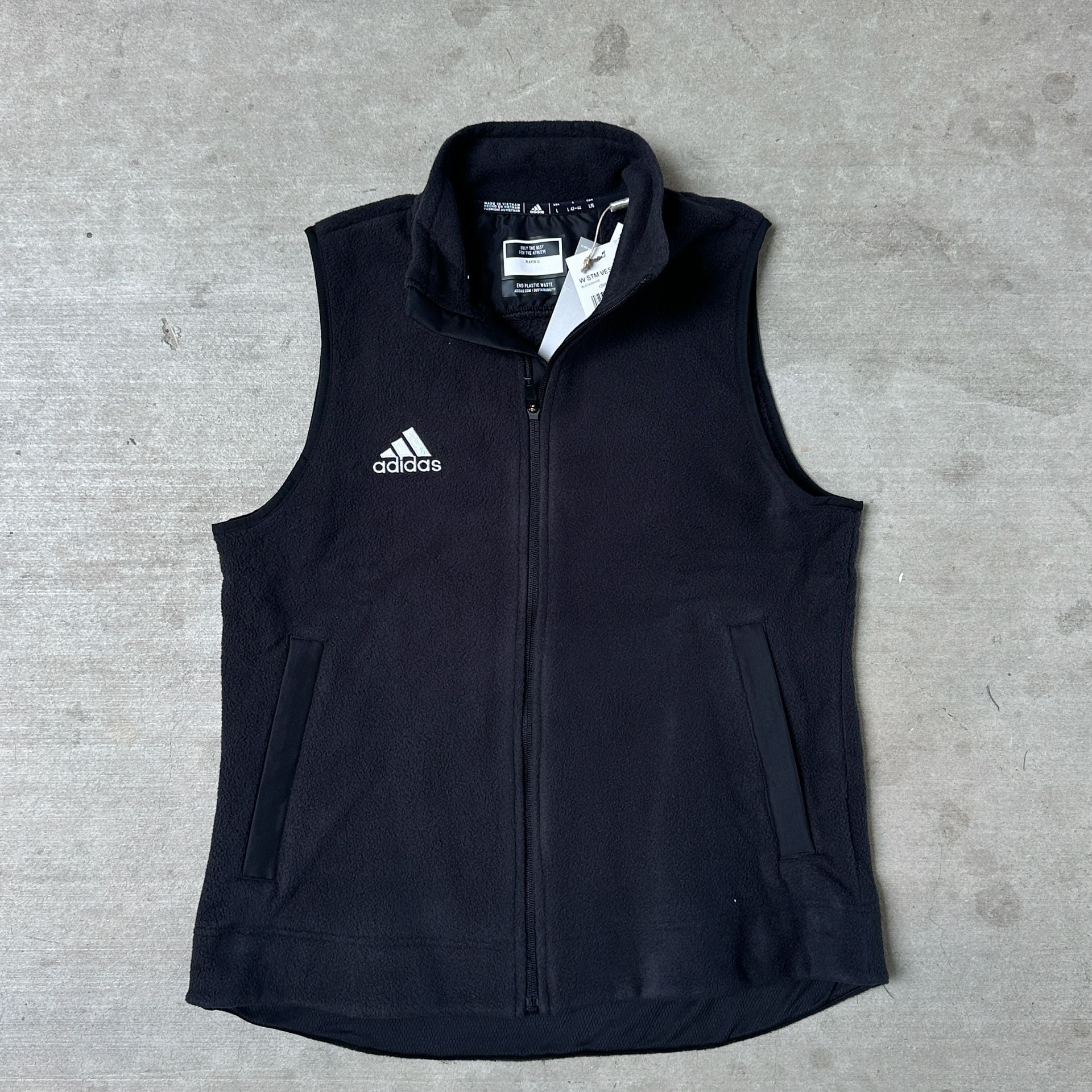 Adidas W STM Fleece Vest Black Size L 2
