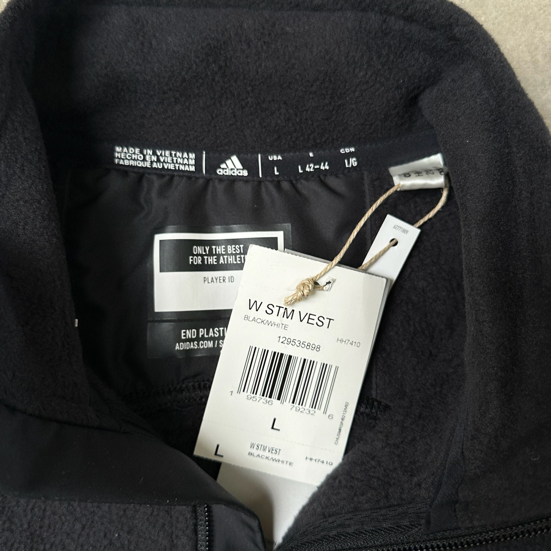 Adidas W STM Fleece Vest Black Size L 3