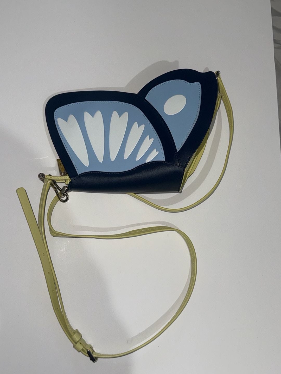 KATE SPADE NEW YORK BONNIE BUTTERFLY CROSSBODY IN BLUE MULTI. NWT 8