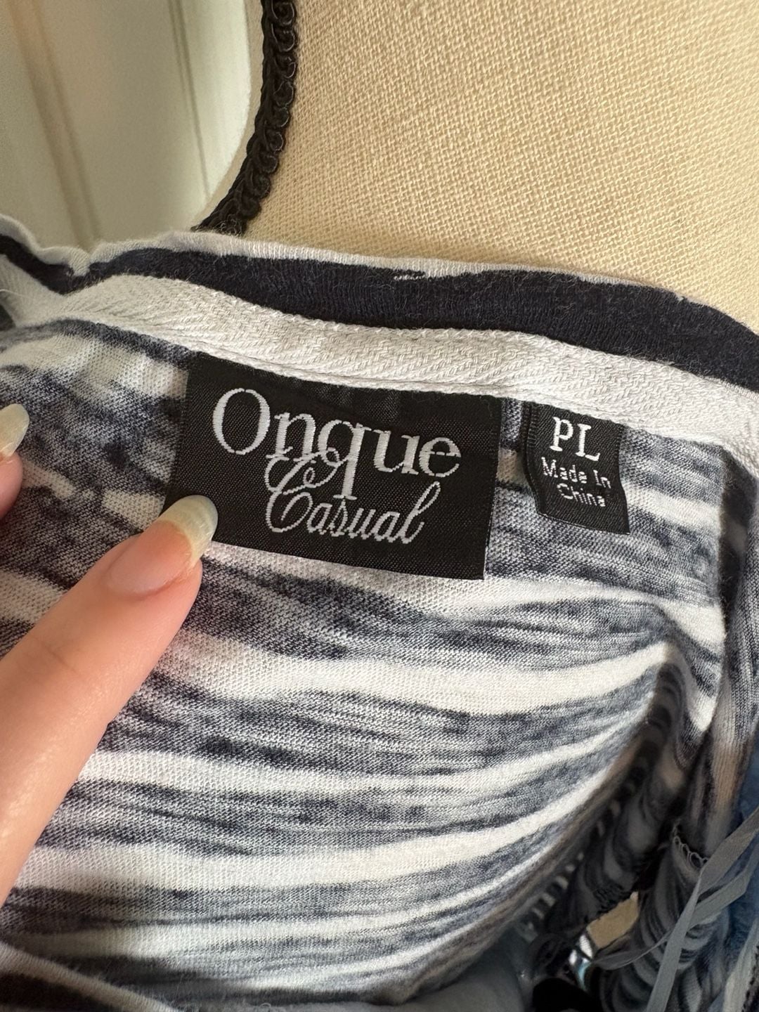 Onque Casual America The Beautiful Sequin Graphic T-Shirt Size PL 7