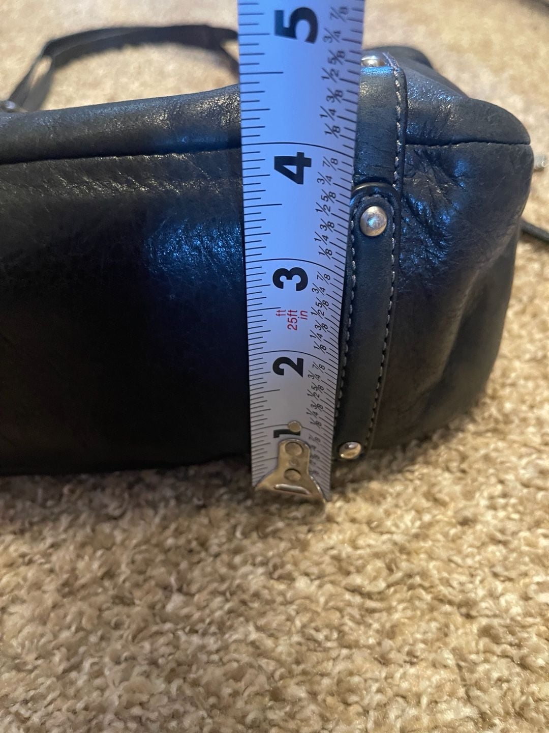 COACH Audrey Perforated Logo Large Black Leather 8