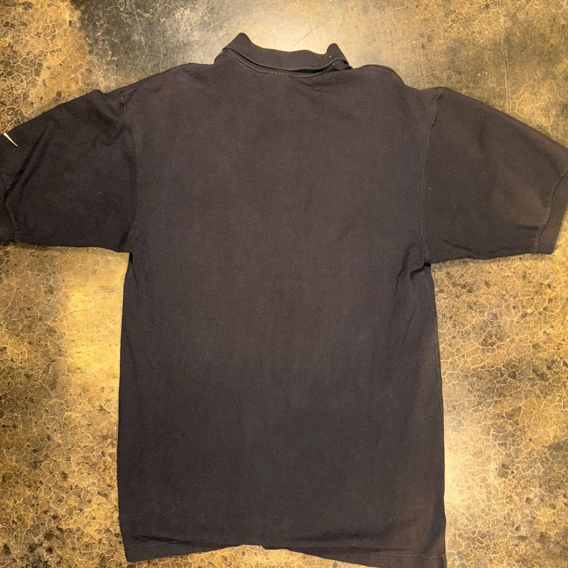 1990s Vintage Nike Polo Shirt Black Size M 6
