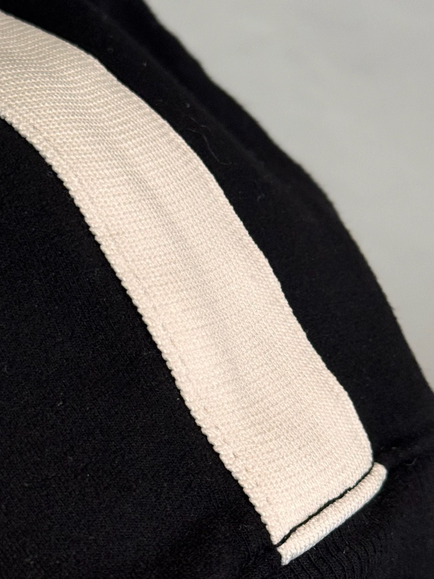Good American Size 3 Black and White Striped Cropped Sweatshirt 6