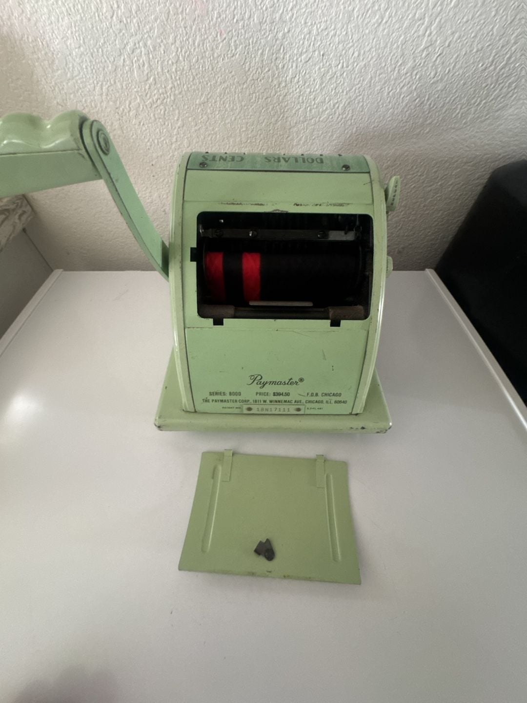 Vintage Paymaster Ribbon Writer Check Protector Machine 14