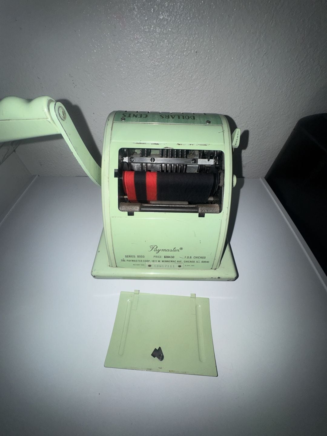 Vintage Paymaster Ribbon Writer Check Protector Machine 15
