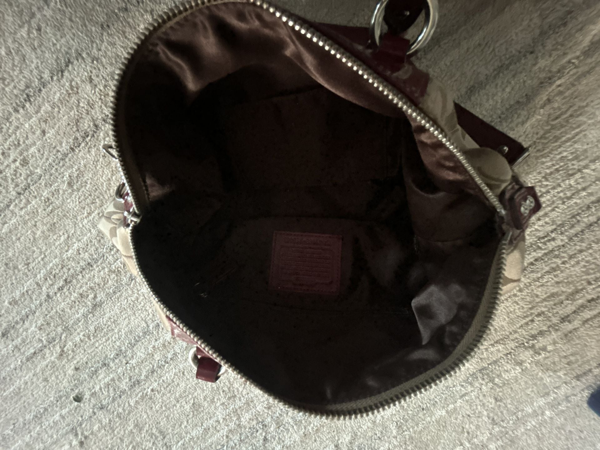 Coach Signature C Satchel Bag F16443 9