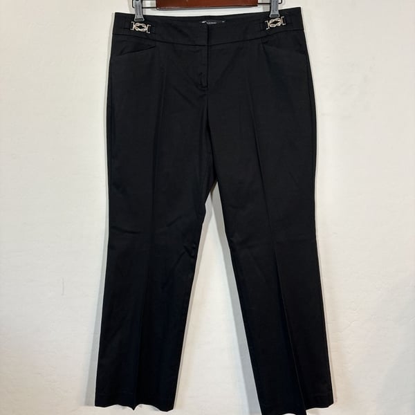 New York & Company 7th Avenue Suiting Collection Black Dress Pants Size 12 Petite