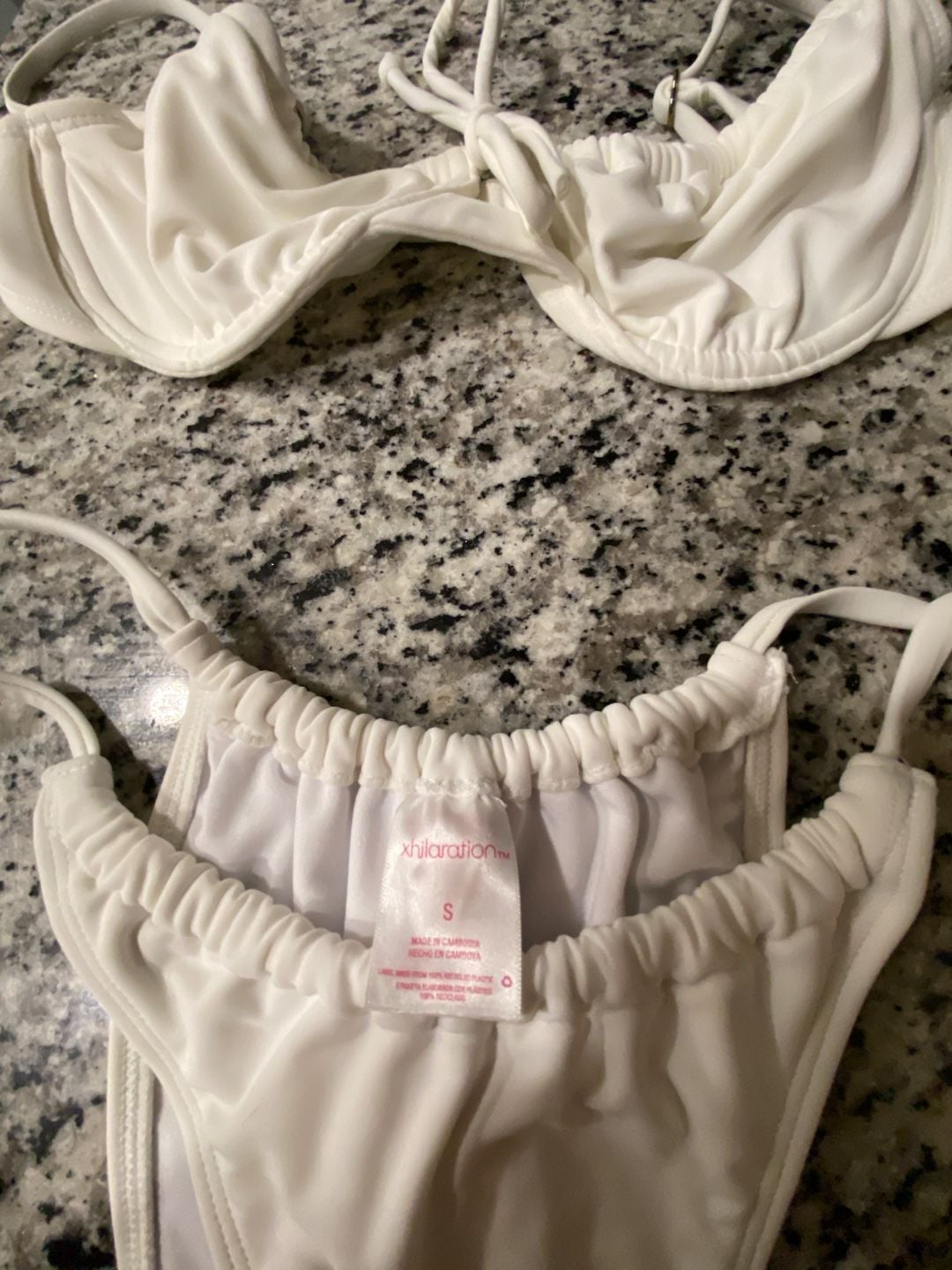 Xhilaration White Underwire Bikini Set Size M Top S Bottom 2
