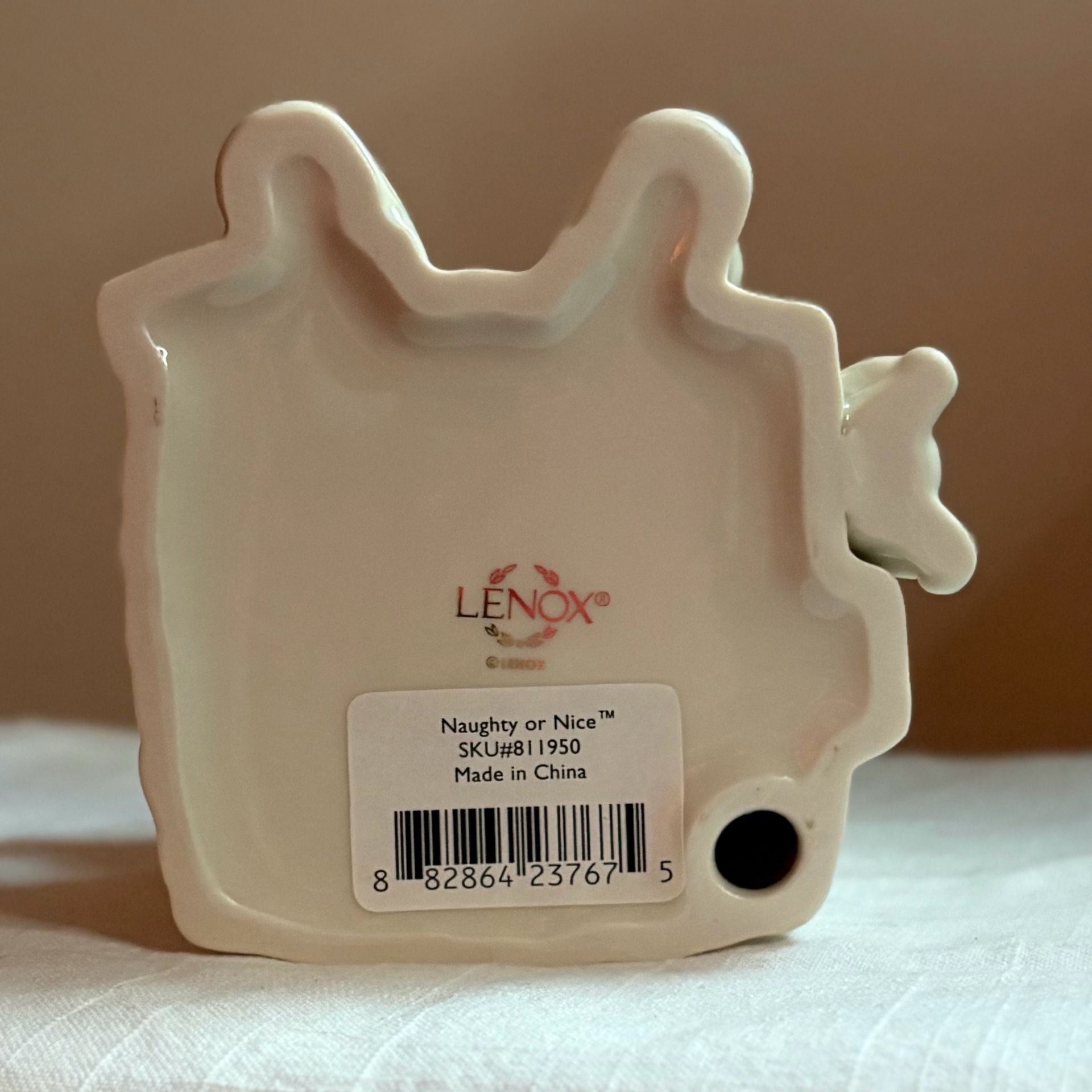 Lenox For The Holidays Naughty or Nice Santa Figurine 8