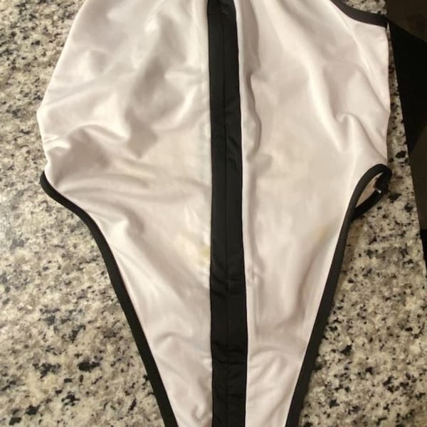 IconSwim Colorblock High Neck One-Piece Swimsuit Size S