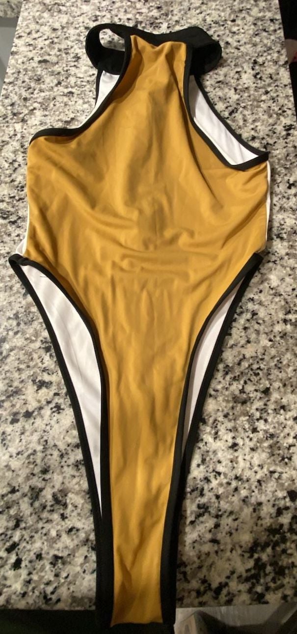 IconSwim Colorblock High Neck One-Piece Swimsuit Size S 3