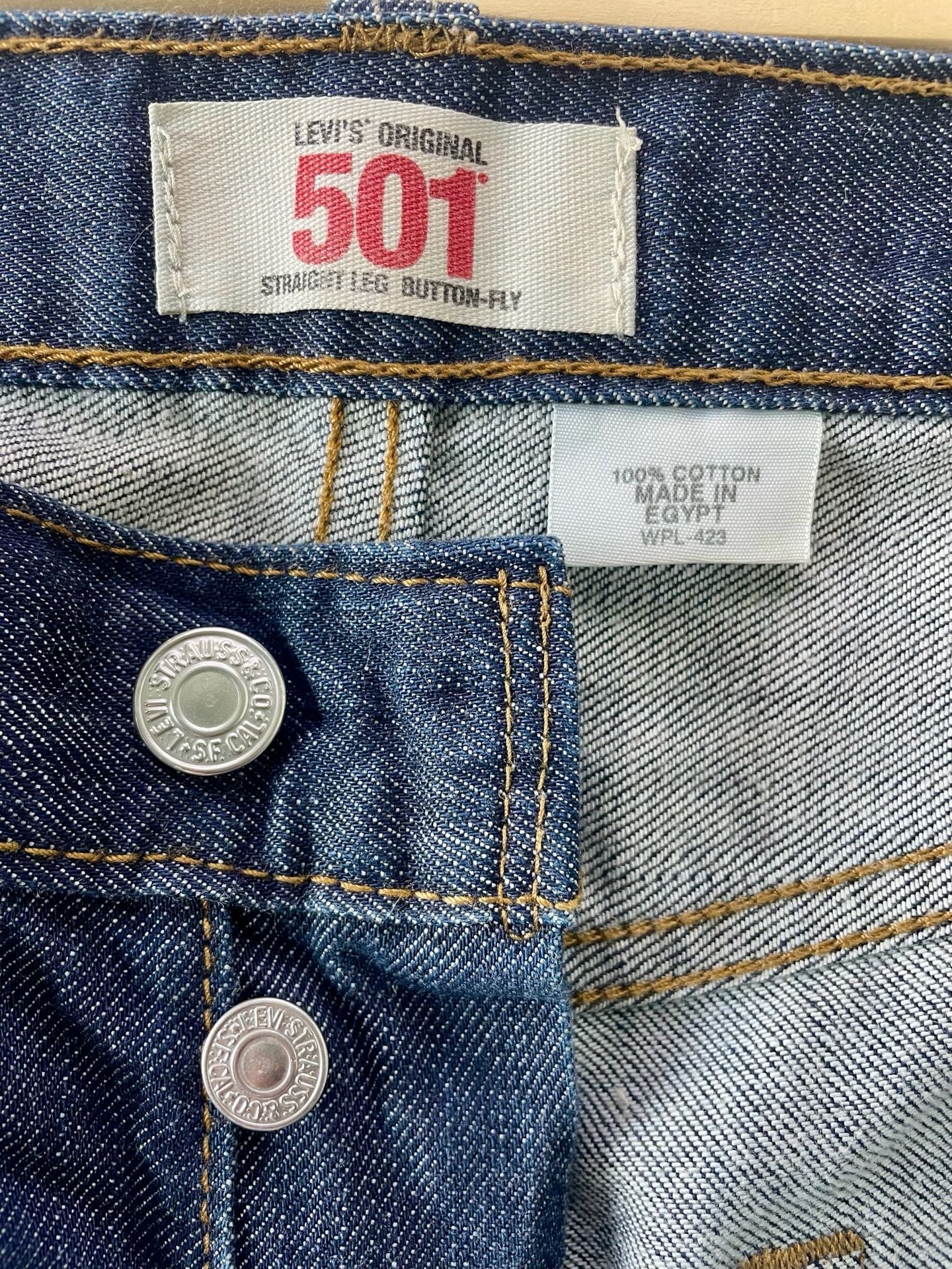 Levi's 501 Original Straight Leg Button-Fly Jeans 32x30 4