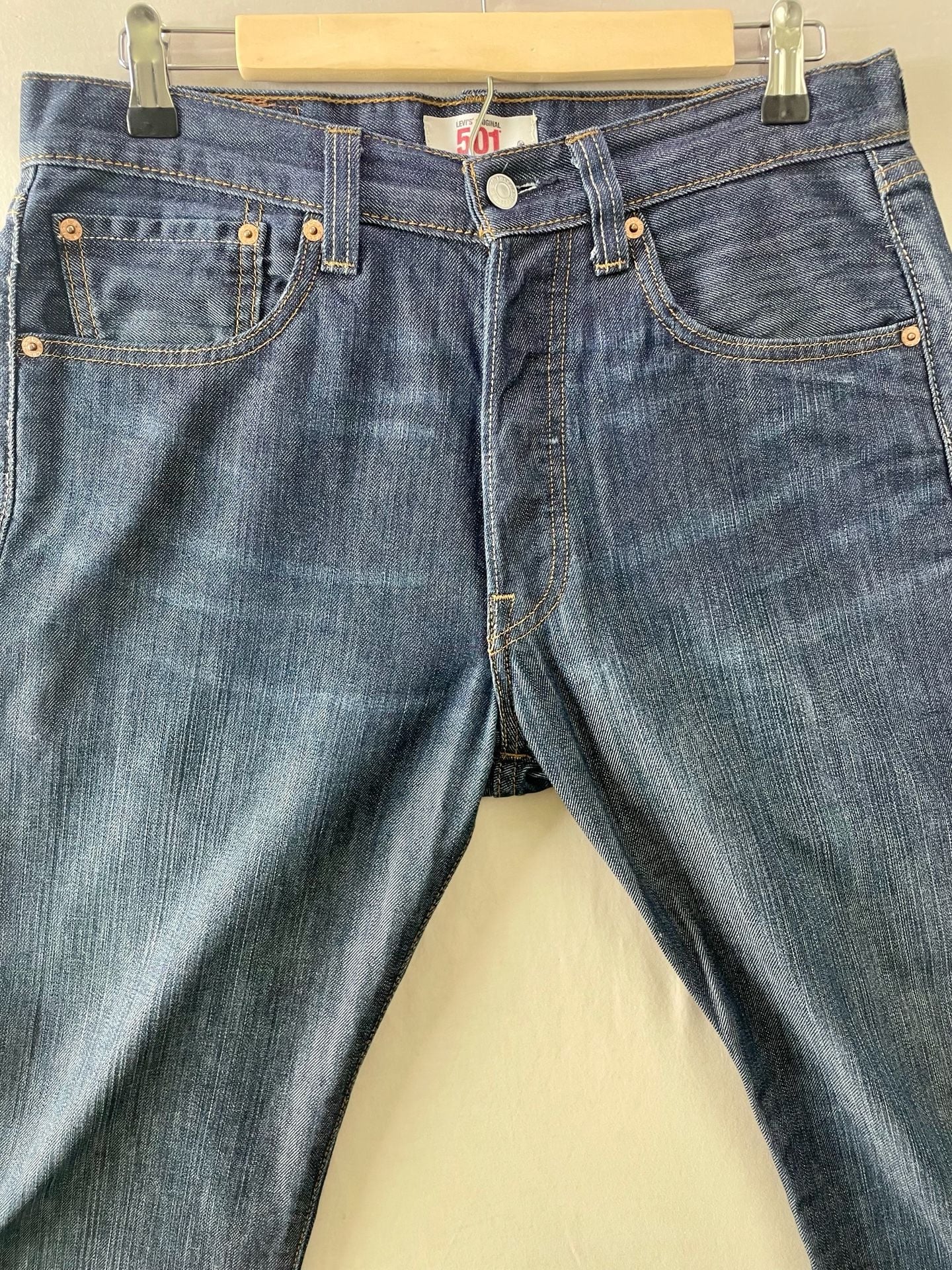 Levi's 501 Original Straight Leg Button-Fly Jeans 32x30 6
