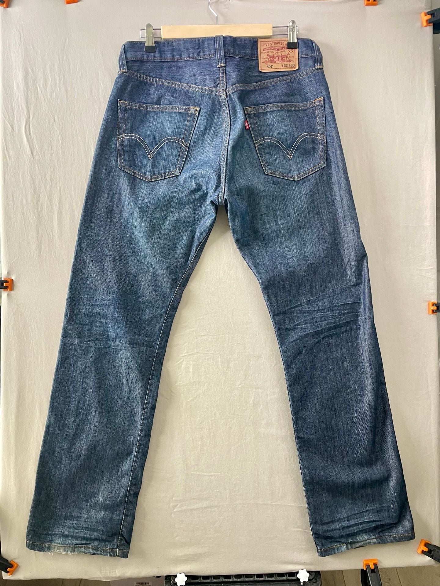 Levi's 501 Original Straight Leg Button-Fly Jeans 32x30 8