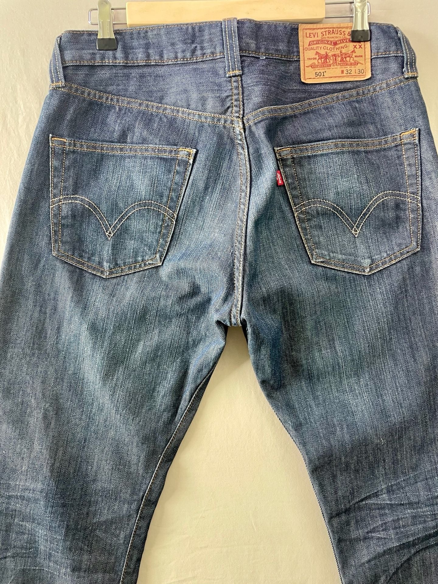 Levi's 501 Original Straight Leg Button-Fly Jeans 32x30 9