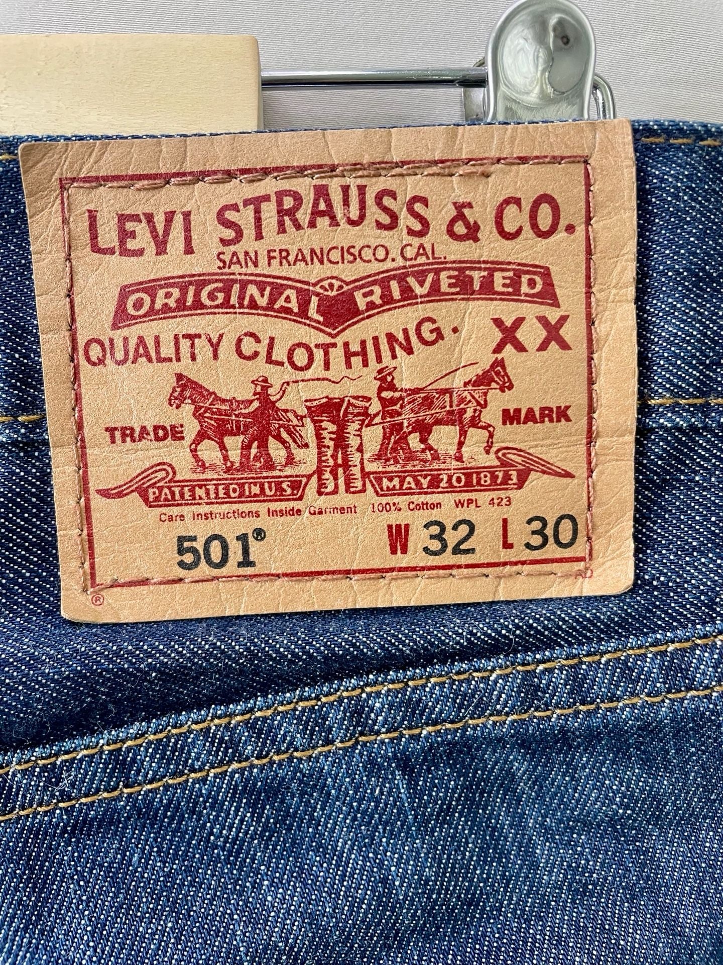 Levi's 501 Original Straight Leg Button-Fly Jeans 32x30 10