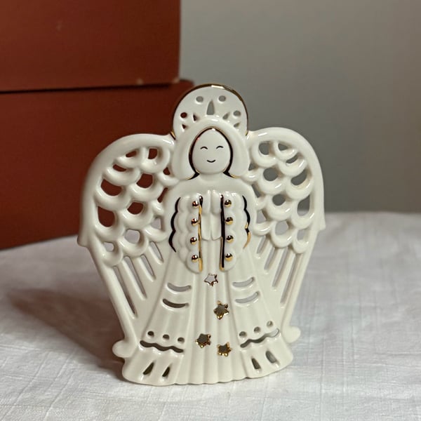 Lenox Porcelain Angel Votive Candle Holder