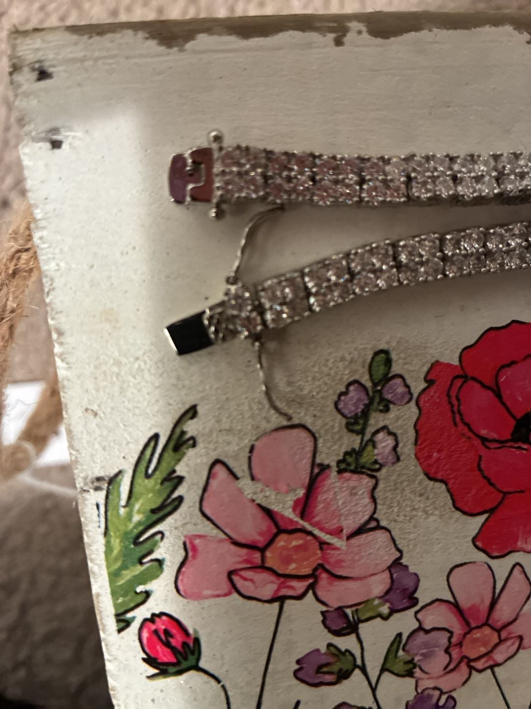 Silver Rhinestone Bracelet 2
