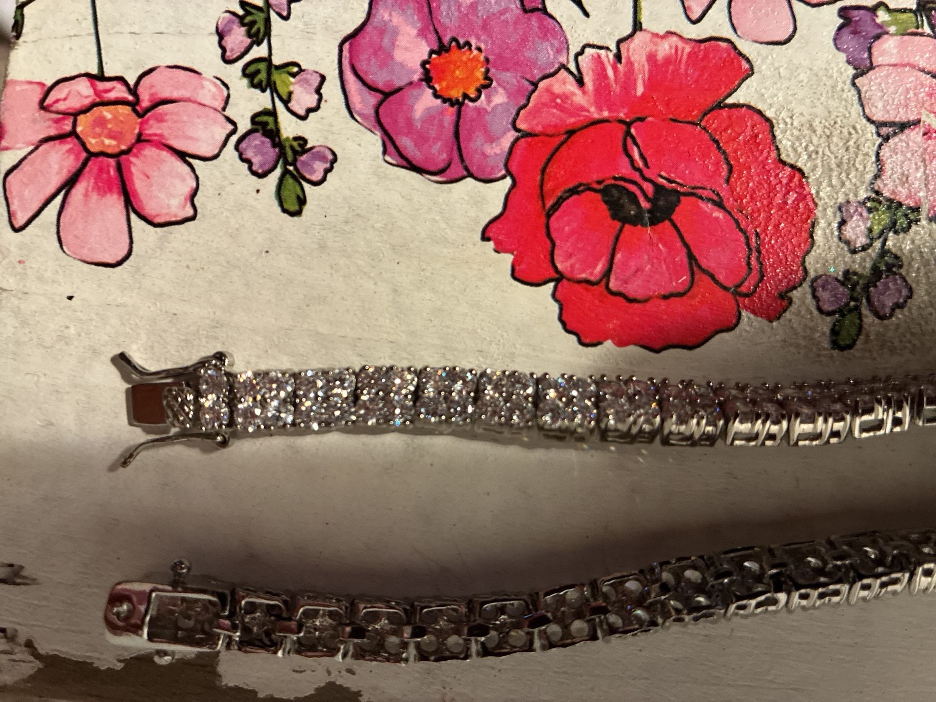 Silver Rhinestone Bracelet 4