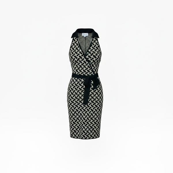 Diane von Furstenberg Sleeveless Knit Wrap Dress Size S